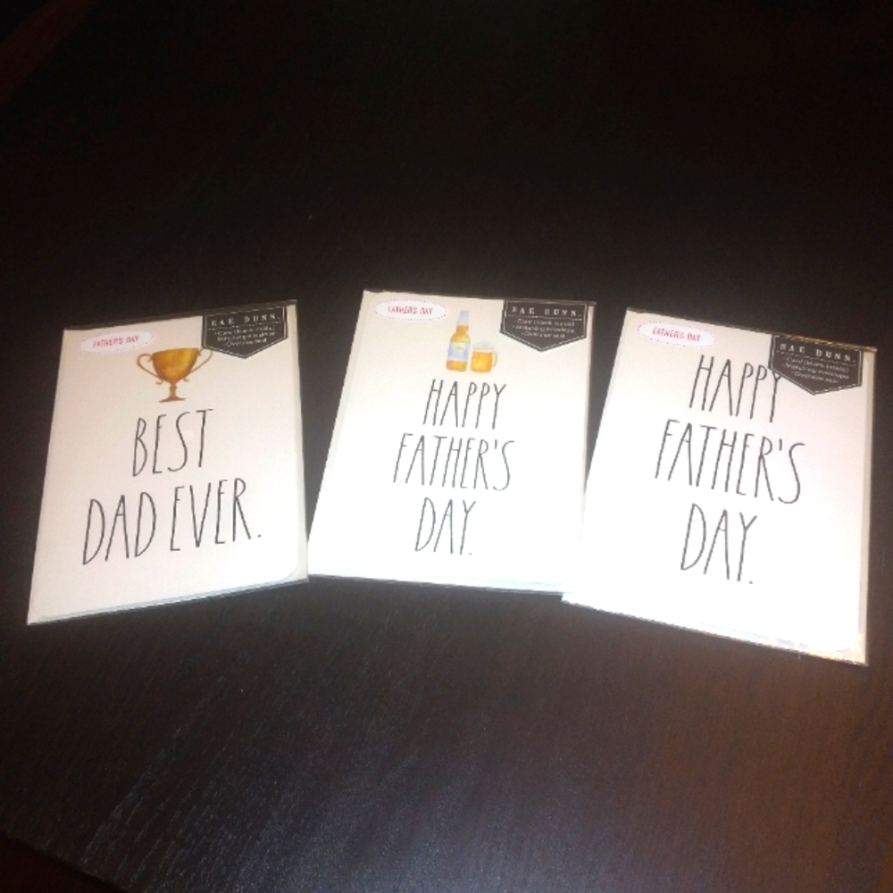 Rae Dunn Set of 3 New Father's Day Cards